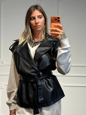 smanicato in pelle - Dverso Fashion