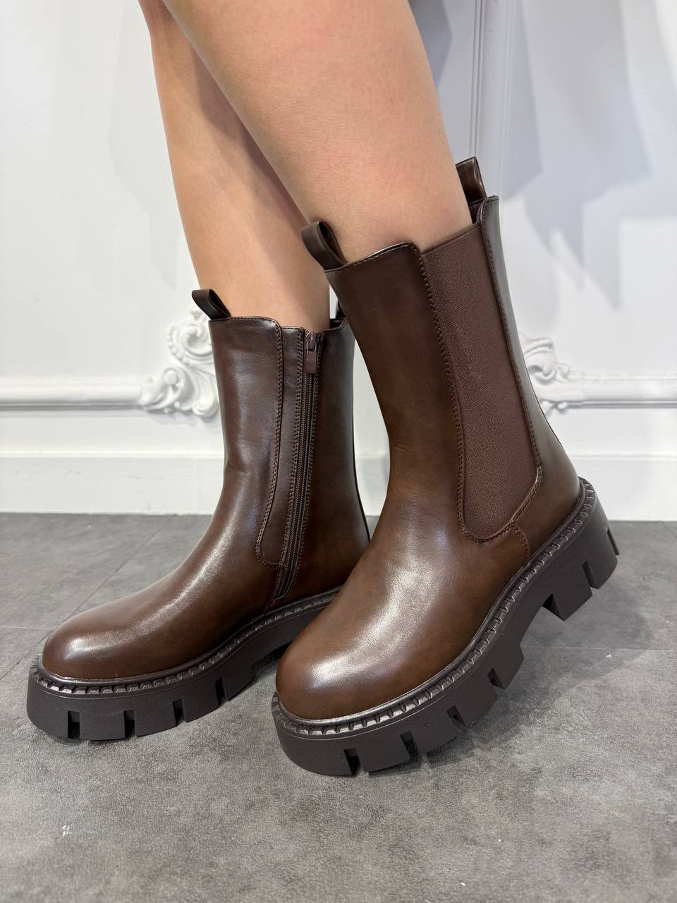 Stivaletti Chelsea platform - Dverso Fashion