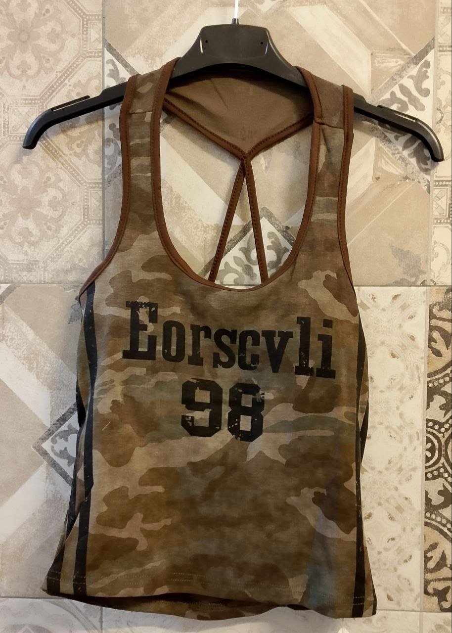 top canotta militare - Dverso Fashion