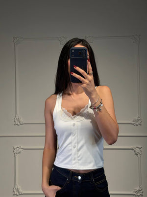 top euphidra elasticizzato - Dverso Fashion