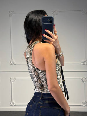 top euphidra elasticizzato - Dverso Fashion