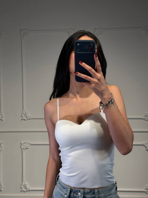 top in licra liscia - Dverso Fashion