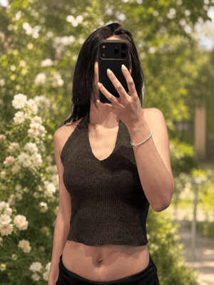 Top in spugna - Dverso Fashion