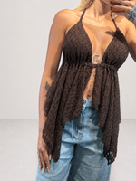 top ludo in pizzo - Dverso Fashion