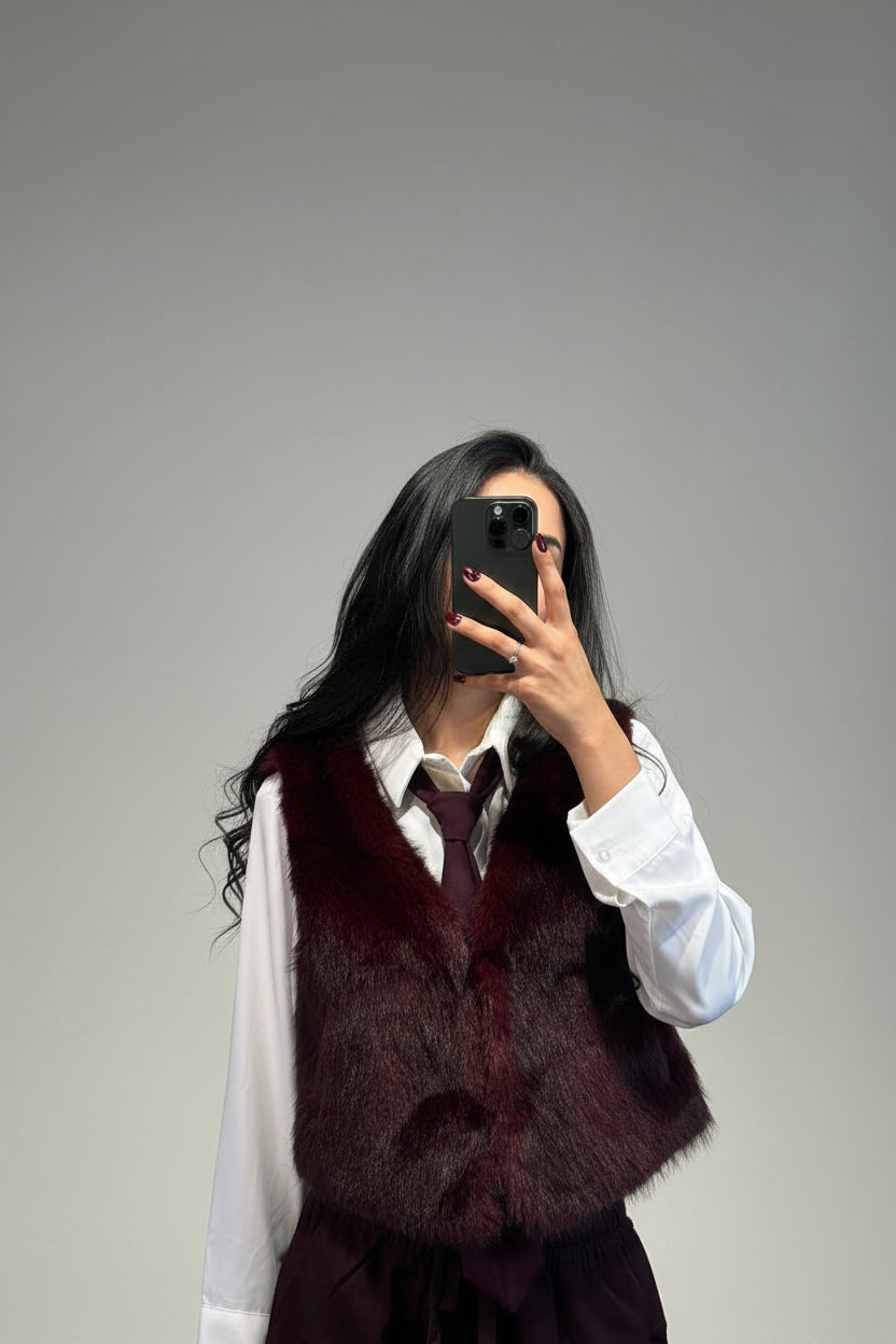 gilet in pelliccia