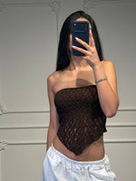 Top Fascia in Pizzo con Fondo a Punta