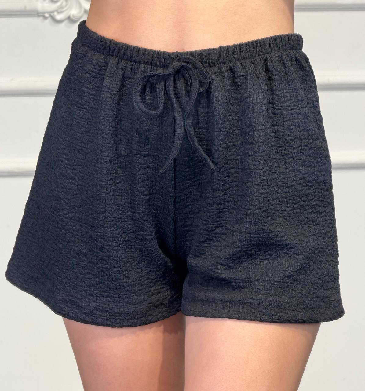 shorts trama lavorata