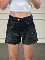 shorts con strass