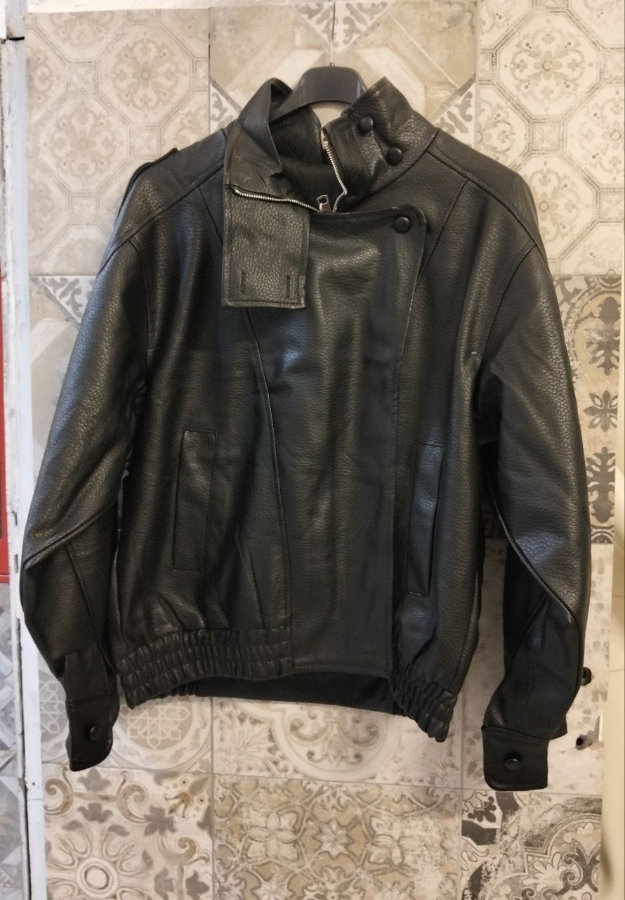 guacchetto bomber in pelle