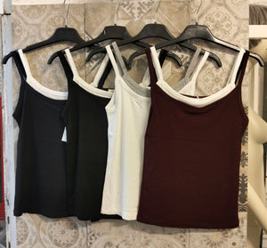 top canottiera double