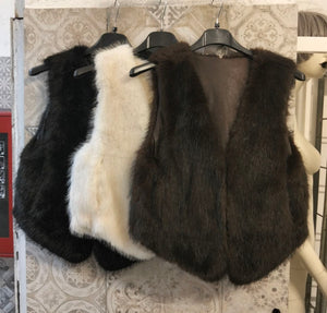 gilet in pelliccia
