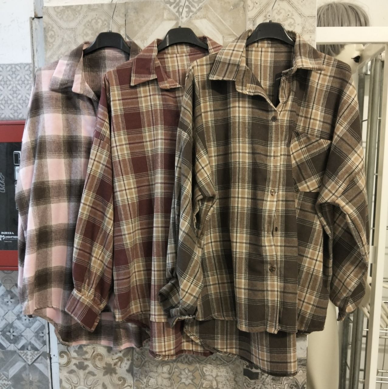 camicia con maniche a palloncino