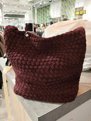 borsa con trama lavorata