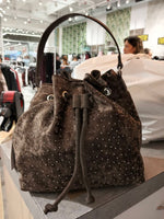 borsa secchiello strass