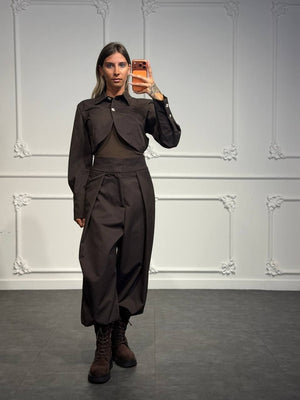 coordinato reby con giacca crop