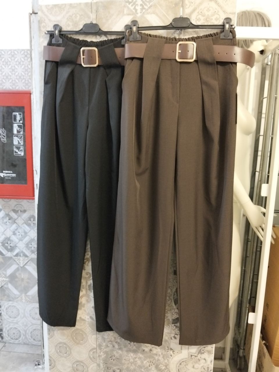 pantalone office con cintura