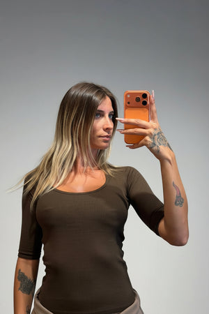maglia manica a tre quarti
