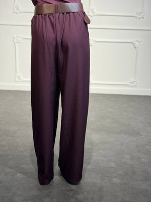 pantalone office con cintura