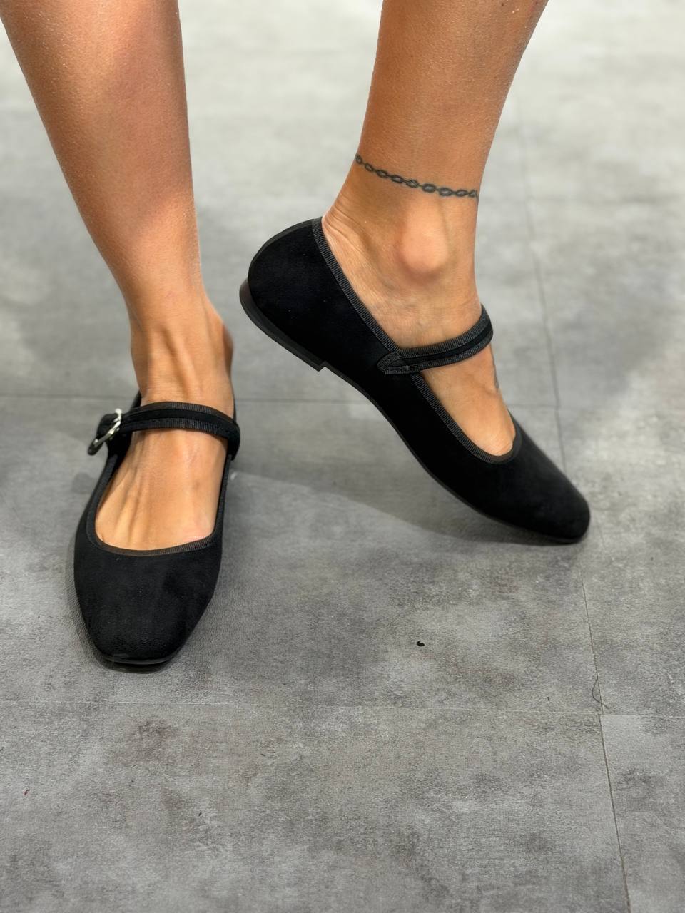 ballerina scamosciata