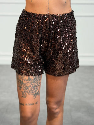 shorts amanda con paillettes