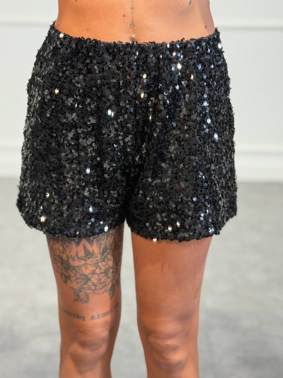 shorts amanda con paillettes