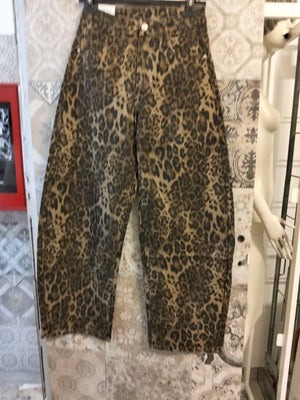 jeans leopardato