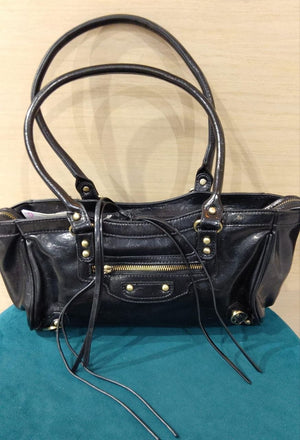 borsa a spalla in pelle  lucida