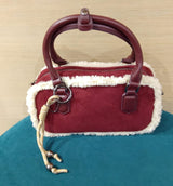 borsa con pelliccia e peluches