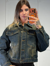 giacchetto jeans sfumato