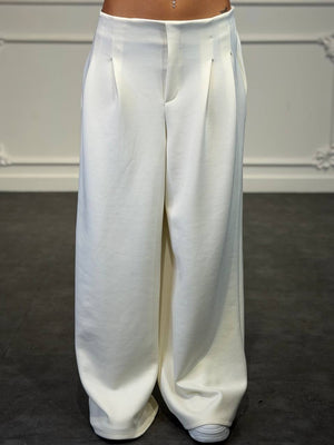 Pantaloni palazzo lumilla a vita alta