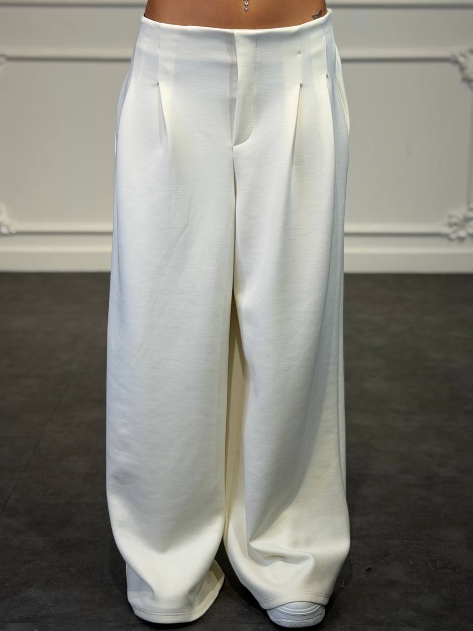 Pantaloni palazzo lumilla a vita alta