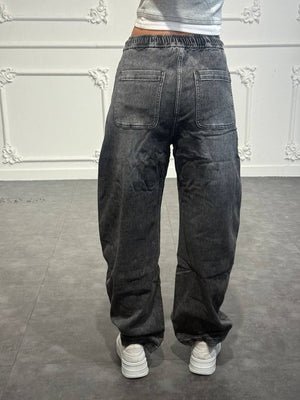 jeans con vita regolabile