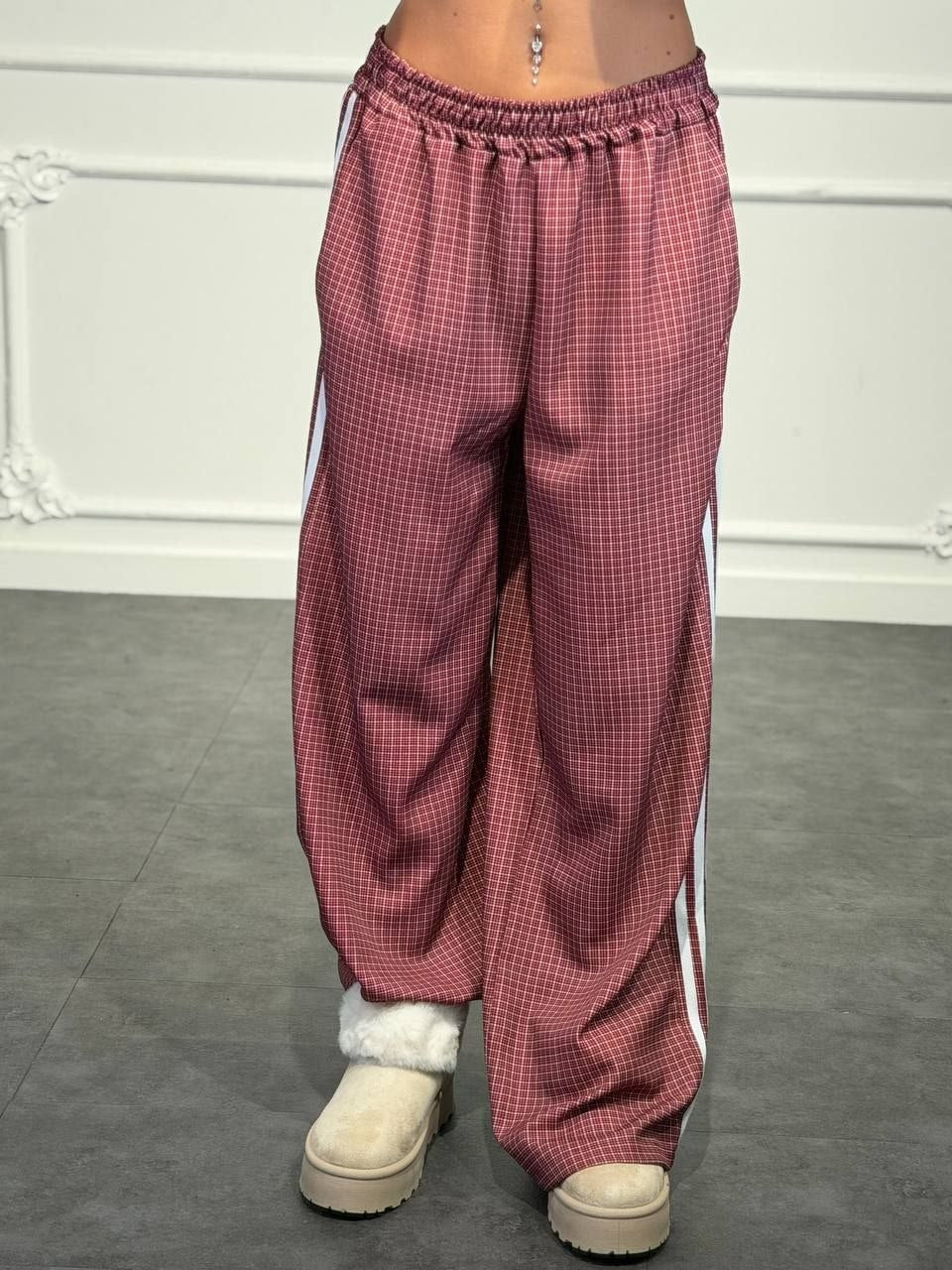 pantalone adi a quadri