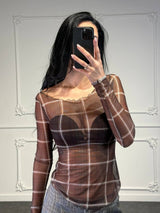 maglia velata a famtasia