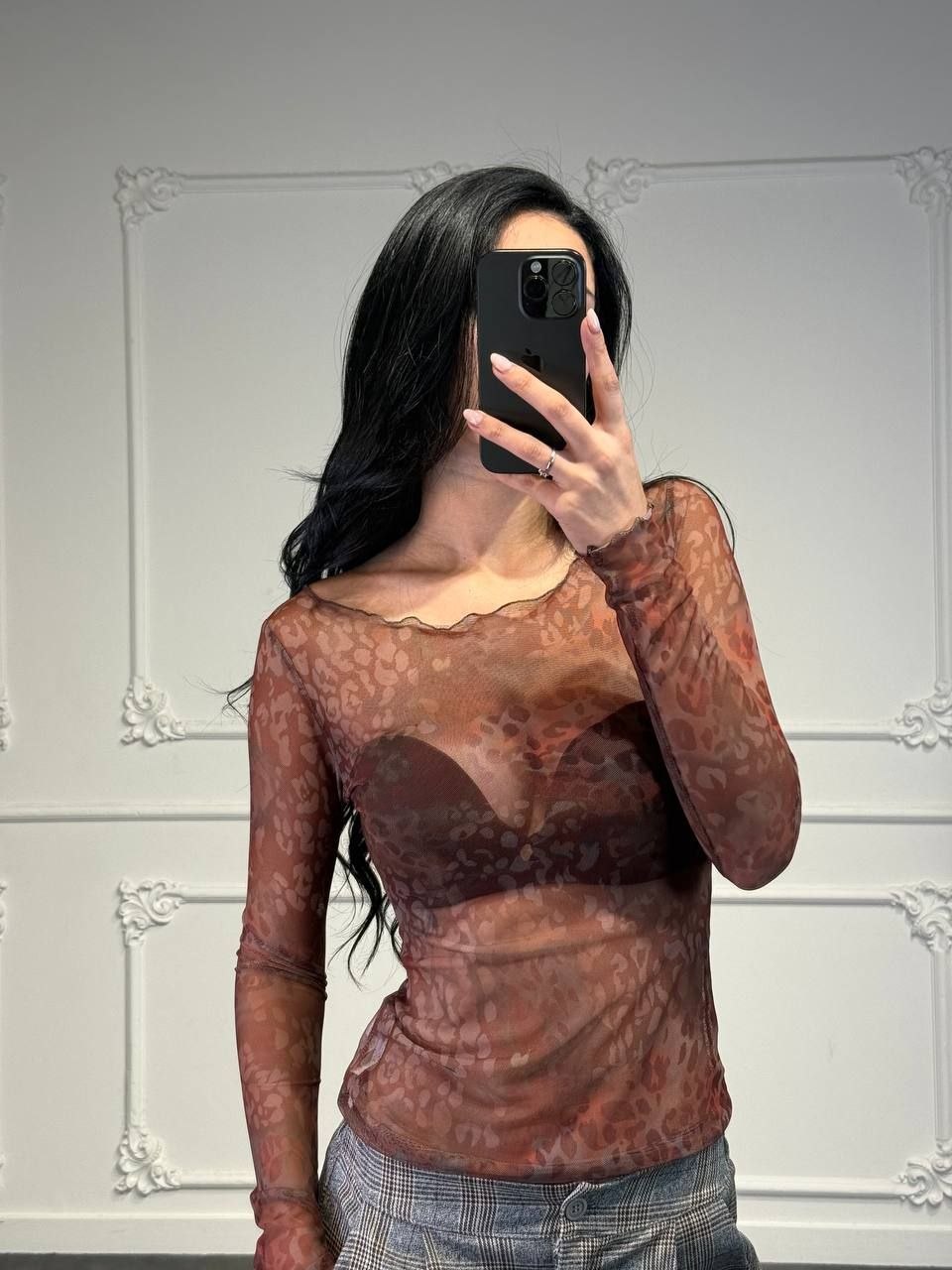 maglia velata a famtasia