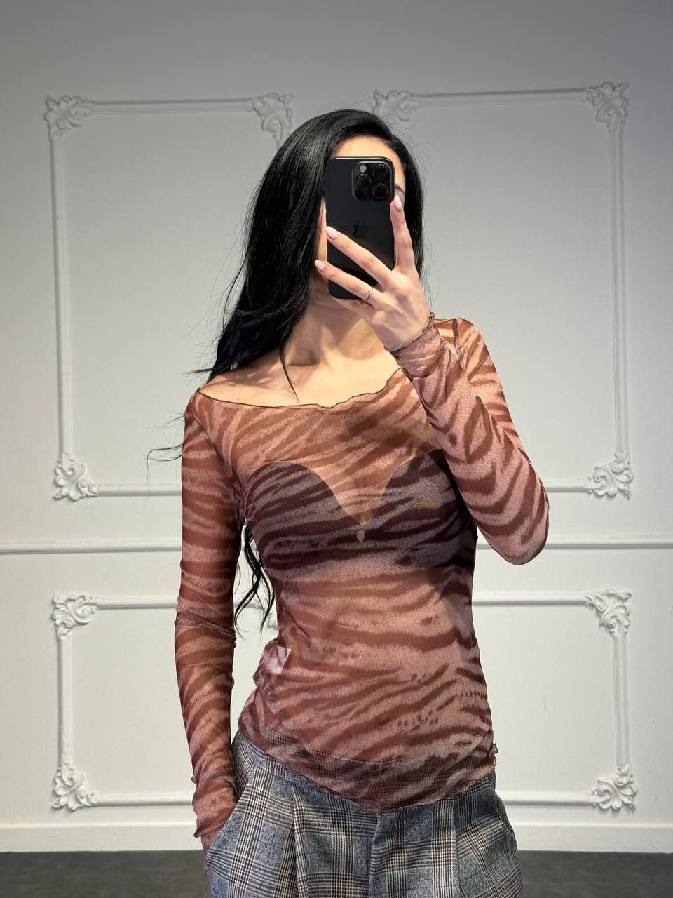 maglia velata a famtasia