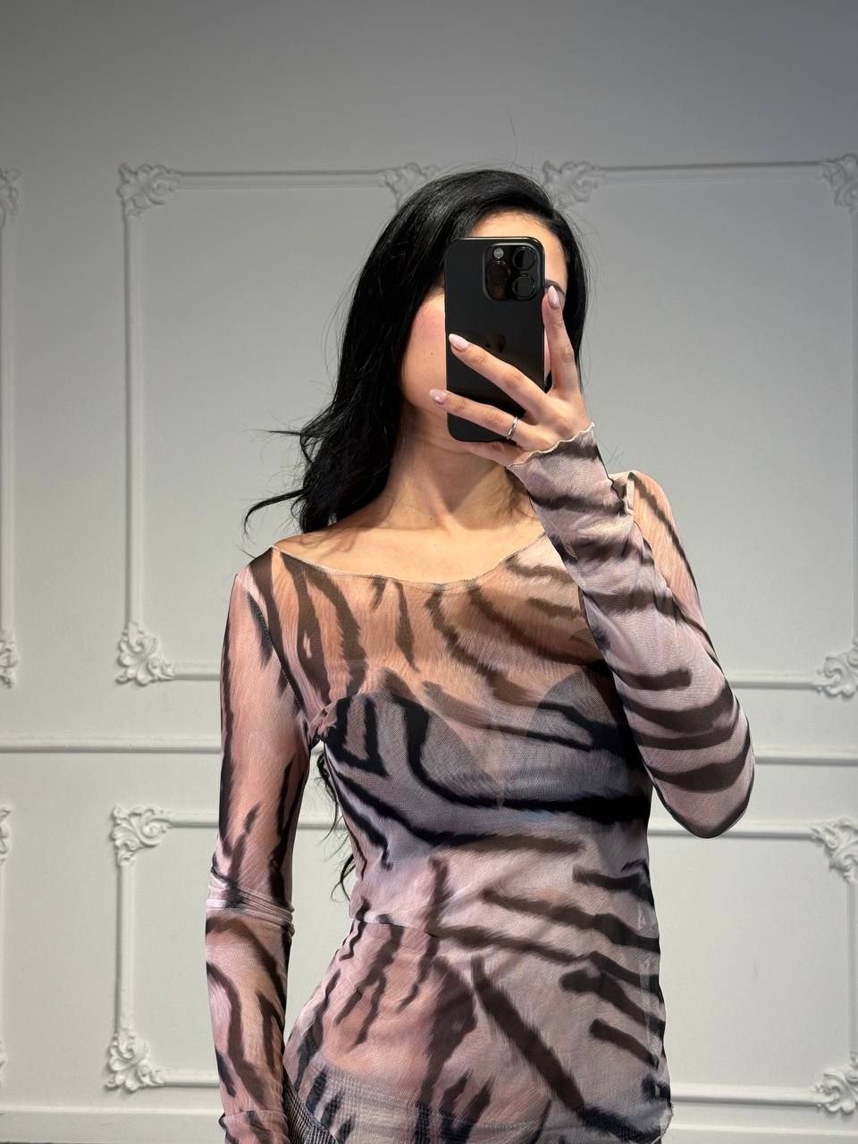 maglia velata a famtasia