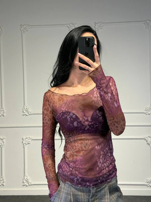 maglia velata a famtasia