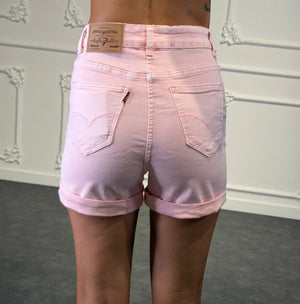 shorts lungo a vita alta