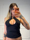 top con scollo a goccia