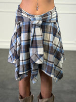 pantagonna a camicia a quadri