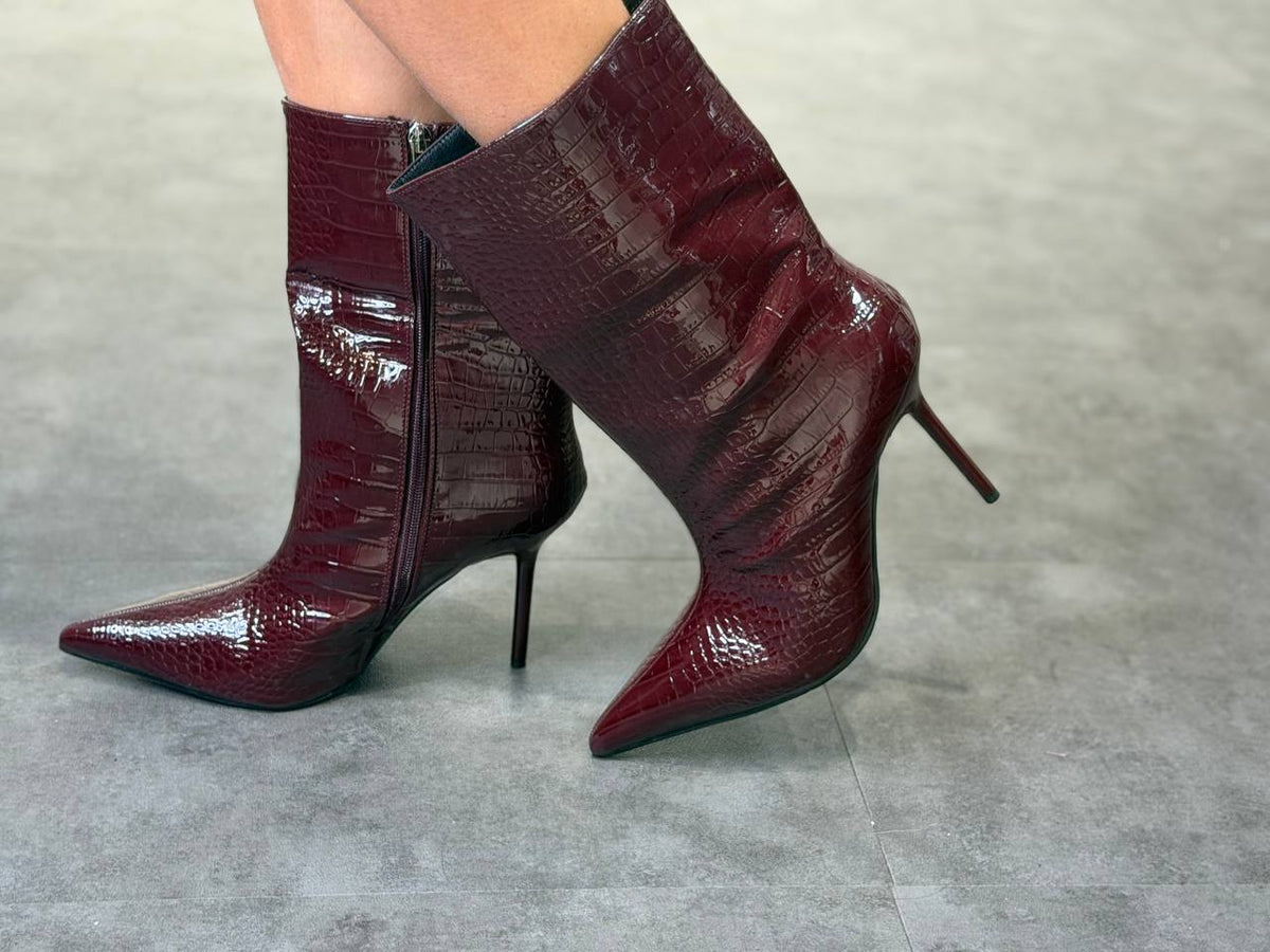 stivaletto piton corto