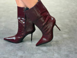 stivaletto piton corto