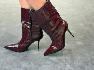 stivaletto piton corto