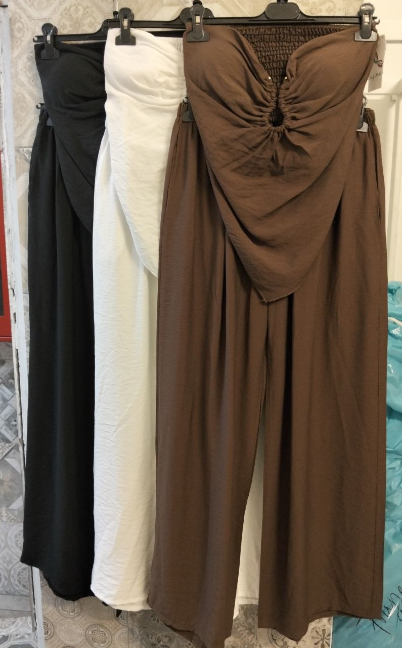 set veronica con top a cuore