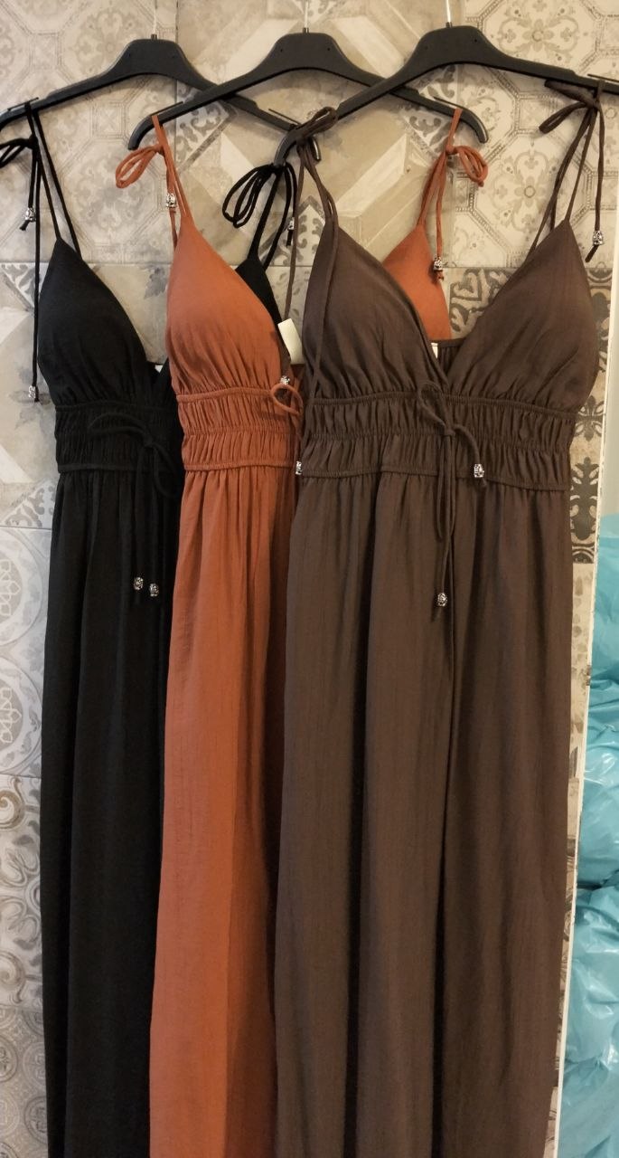 abito luisa in cotone lungo