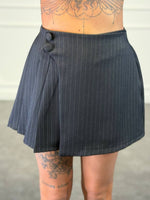 Gonna pantaloncino gessata