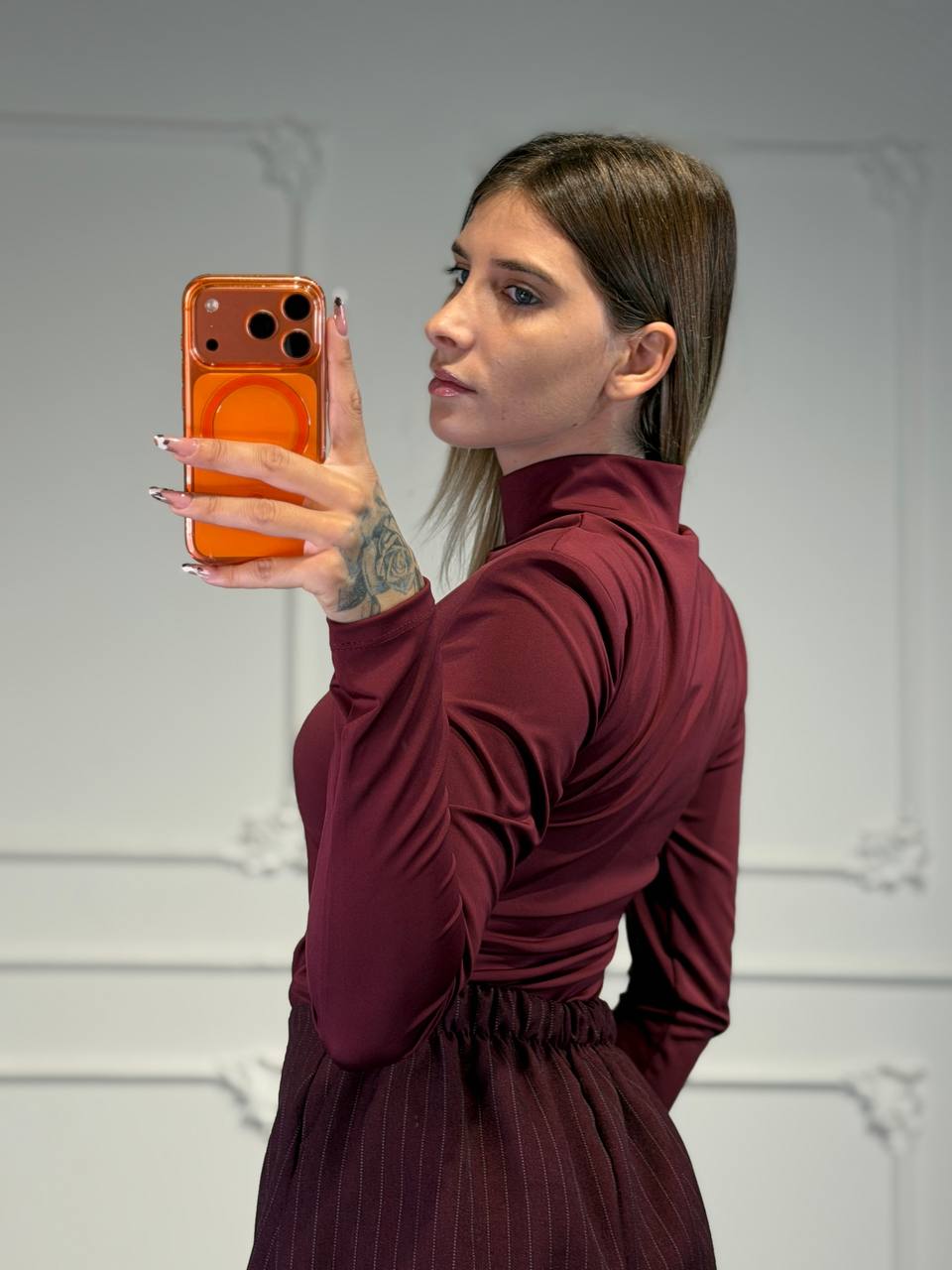 maglia in licra con spalline