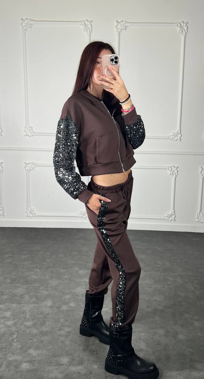 Pantalone tuta Glitter