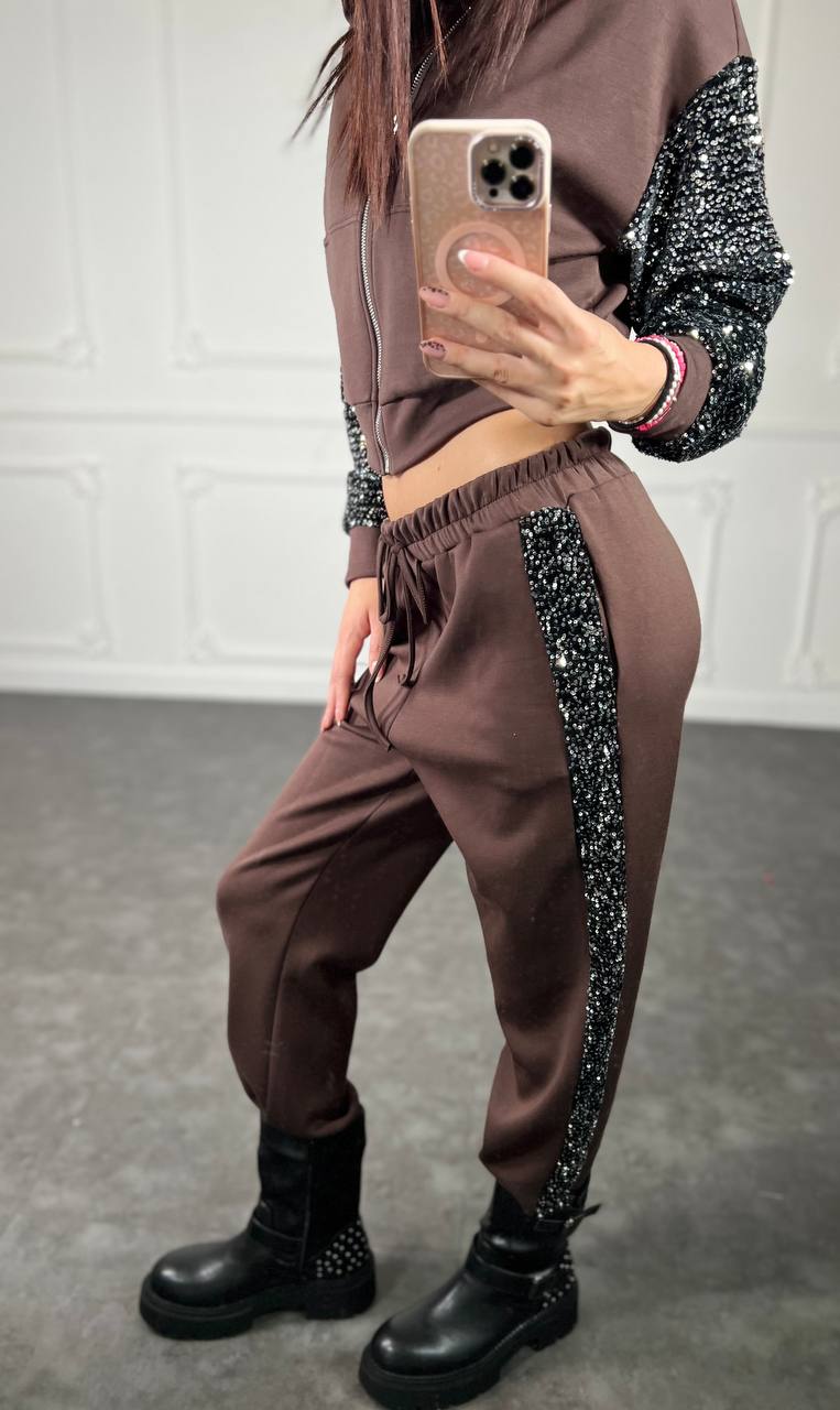 Pantalone tuta Glitter
